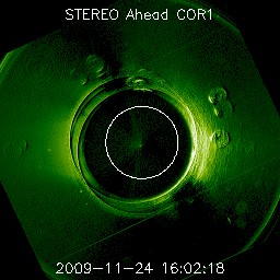 Roll effect on STEREO Ahead COR1
